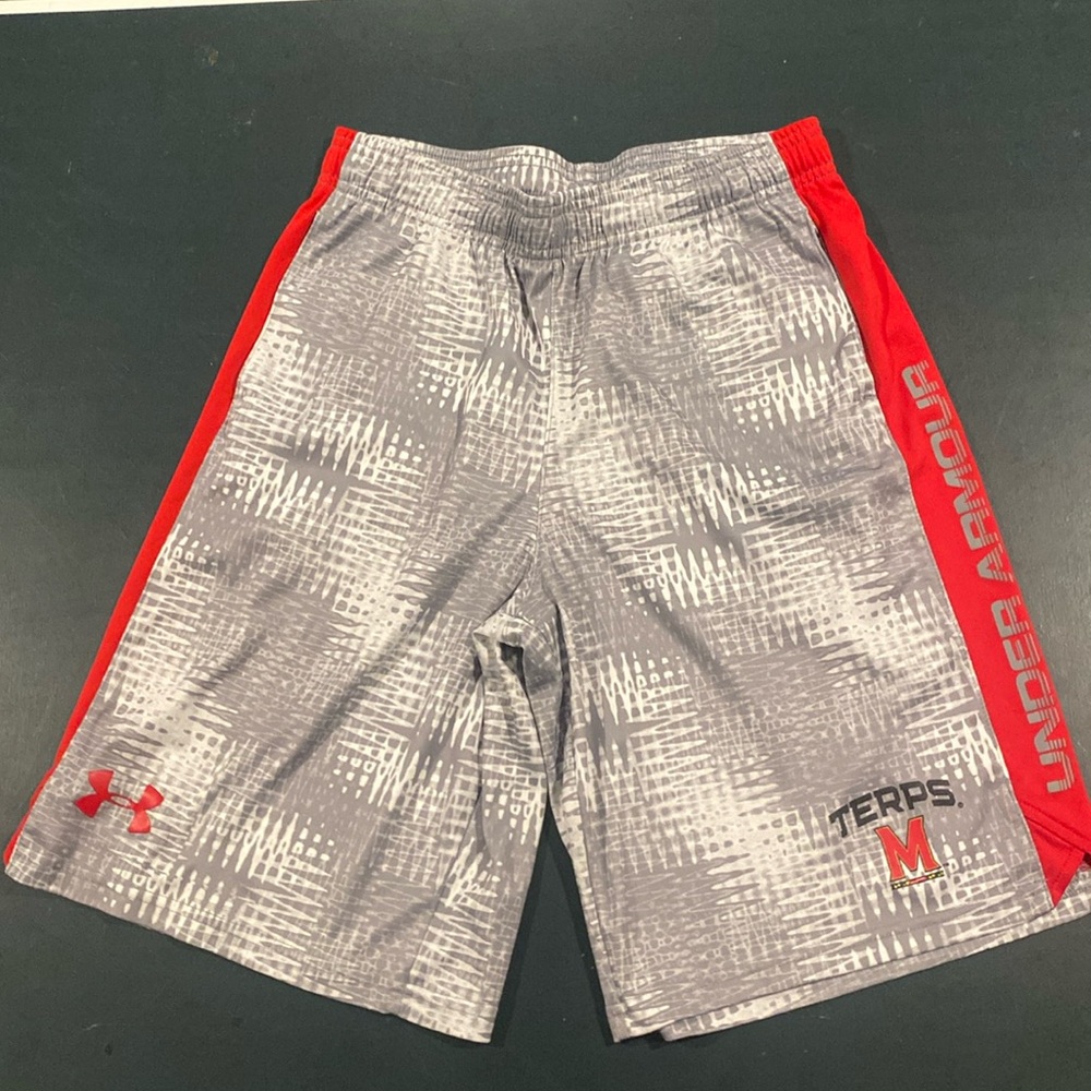 Under-Armor University of Maryland Shorts (Youth Large)